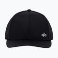 Czapka z daszkiem Alpha Industries Metal Label rep black/metalsilver