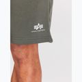 Spodenki męskie Alpha Industries Basic Small Logo II dark olive 6