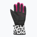 Rękawice narciarskie dziecięce Reusch Alan Junior white/grey leopard 4