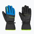 Rękawice narciarskie dziecięce Reusch Alan Junior black/brilliant blue/safety yellow