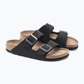 Klapki BIRKENSTOCK Arizona Vegan Birkibuc Narrow black 10