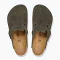 Klapki BIRKENSTOCK Boston Suede Leather Regular thyme 11