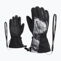 Rękawice narciarskie dziecięce ZIENER Laval Aquashield AW black/grey mountain 6