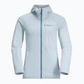 Bluza polarowa damska Jack Wolfskin Kolbenberg Hooded Fz soft blue 7