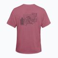 Koszulka damska Jack Wolfskin Vonnan Graphic ridge leaf raisin 6