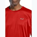 Koszulka  trekkingowa męska Jack Wolfskin Tech T siren red 5
