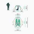 Namiot trekkingowy 2-osobowy Jack Wolfskin Stratos Lite II silver cloud 4