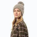 Czapka zimowa damska Jack Wolfskin Highloft Knit dusty grey 2