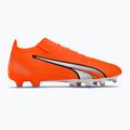 Buty piłkarskie męskie PUMA Ultra Match FG/AG ultra orange/puma white/blue glimmer 2