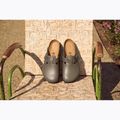 Klapki BIRKENSTOCK Boston NL Narrow smooth leather concrete gray 8