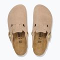 Klapki BIRKENSTOCK Boston Suede Leather sandcastle 11