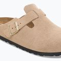 Klapki BIRKENSTOCK Boston Suede Leather sandcastle 13