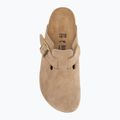 Klapki BIRKENSTOCK Boston Suede Leather sandcastle 5