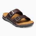 Klapki męskie BIRKENSTOCK Arizona Crosstown Oiled Leather Regular habana/black 8