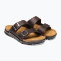 Klapki męskie BIRKENSTOCK Arizona Crosstown Oiled Leather Regular habana/black 10