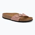 Klapki damskie BIRKENSTOCK Madrid Birkibuc Narrow pink clay