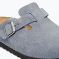 Klapki BIRKENSTOCK Boston Suede Leather stone blue 13