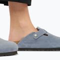 Klapki BIRKENSTOCK Boston Suede Leather stone blue 14
