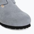 Klapki BIRKENSTOCK Boston Suede Leather stone blue 7