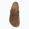 Klapki BIRKENSTOCK Boston Suede Leather Regular dark tea 5