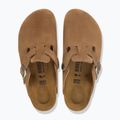 Klapki BIRKENSTOCK Boston Suede Leather Regular dark tea 11