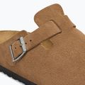 Klapki BIRKENSTOCK Boston Suede Leather Regular dark tea 13