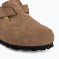 Klapki BIRKENSTOCK Boston Suede Leather dark tea 7