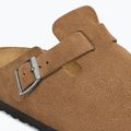 Klapki BIRKENSTOCK Boston Suede Leather dark tea 13