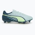Buty piłkarskie męskie PUMA King Match MxSG frosted dew/fizzy apple 2