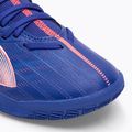 Buty piłkarskie dziecięce PUMA Ultra 5 Match It + Mid Jr lapis lazuli/puma white/sunset glow 7