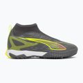 Buty piłkarskie dziecięce PUMA Ultra 5 Match+ LL TT + Mid Jr matte aged silver/yellow alert/puma aged silver 2