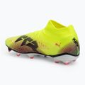 Buty piłkarskie męskie PUMA Future 8 Pro FG/AG yellow alert/puma black/sun struck 3