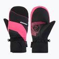 Rękawice narciarskie dziecięce ZIENER Luuki-Z Aquashield black/pop pink