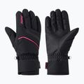 Rękawice narciarskie damskie Ziener Khania-Z PR Glove black/pink lily