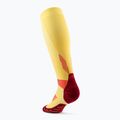 Skarpety kompresyjne męskie CEP Run Tall 5.0 marigold/burgundy 3