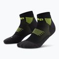 Skarpety kompresyjne męskie CEP Run Low Cut 5.0 black/lime