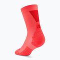 Skarpety kompresyjne męskie CEP Ultralight Mid Cut 4.0 neon coral/red 3