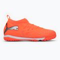 Buty piłkarskie dziecięce PUMA Future 9 Match TT + Mid Jr glowing red/puma white/puma black/puma silver 2