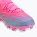 Buty piłkarskie dziecięce PUMA Future 9 Pro FG/AG Jr poison pink/puma wht/sun stream/bright aqua/puma blk 7