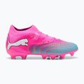 Buty piłkarskie dziecięce PUMA Future 9 Pro FG/AG Jr poison pink/puma wht/sun stream/bright aqua/puma blk 10