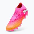 Buty piłkarskie dziecięce PUMA Future 9 Pro FG/AG Jr poison pink/puma wht/sun stream/bright aqua/puma blk 11