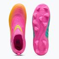 Buty piłkarskie dziecięce PUMA Future 9 Match LL FG/AG Jr poison pink/puma wht/sun stream/bright aqua/puma blk 11