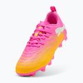 Buty piłkarskie dziecięce PUMA Future 9 Play FG/AG Jr poison pink/puma wht/sun stream/bright aqua/puma blk 8