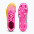 Buty piłkarskie dziecięce PUMA Future 9 Play FG/AG Jr poison pink/puma wht/sun stream/bright aqua/puma blk 10