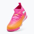 Buty piłkarskie dziecięce PUMA Future 9 Match TT + Mid Jr poison pink/puma wht/sun stream/bright aqua/puma blk 8