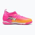 Buty piłkarskie dziecięce PUMA Future 9 Match TT + Mid Jr poison pink/puma wht/sun stream/bright aqua/puma blk 9