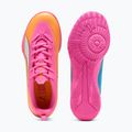 Buty piłkarskie dziecięce PUMA Ultra 6 Play It Jr poison pink/puma wht/sun stream/bright aqua/puma blk 11