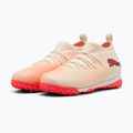 Buty piłkarskie dziecięce PUMA Future 9 Match TT+ Mid Jr sugared almond/puma white/ultra red/puma black 10