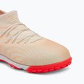 Buty piłkarskie dziecięce PUMA Future 9 Match TT+ Mid Jr sugared almond/puma white/ultra red/puma black 7