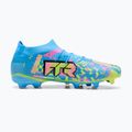 Buty piłkarskie PUMA Future 9 Match Advanced Level FG/AG puma white/blue glimmer/pink glimmer/yellow alert 9